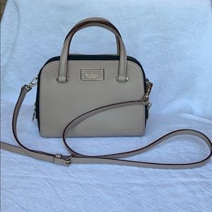 Kate Spade Taupe Small Top Handle Purse